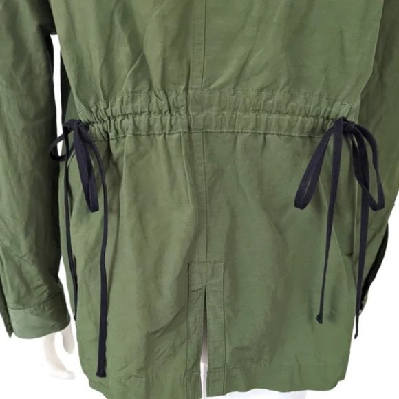 Elizabeth And James Utility Chore Jacket Coat Women's Small Green Designer - Picture 3 of 6